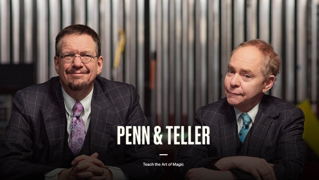 MasterClass Penn And Teller