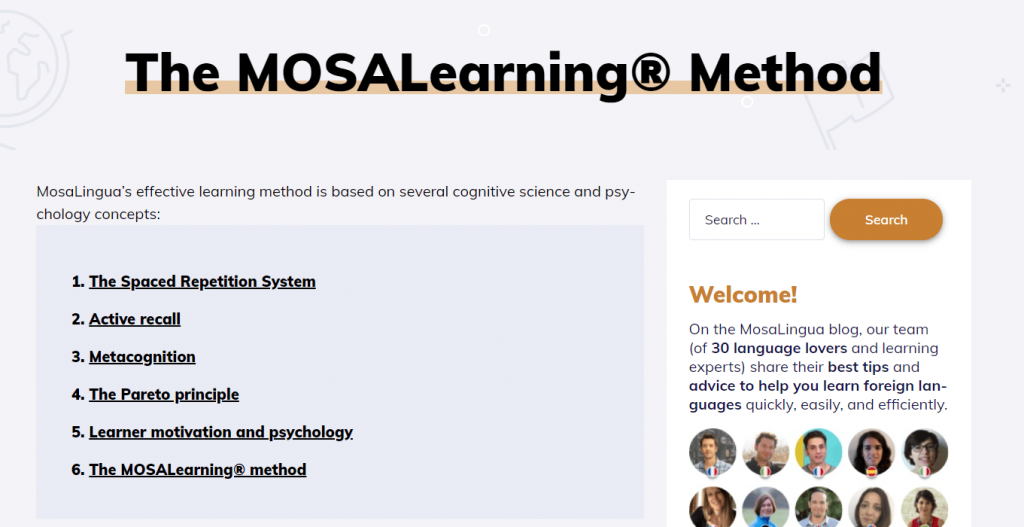 The MosaLearning Method