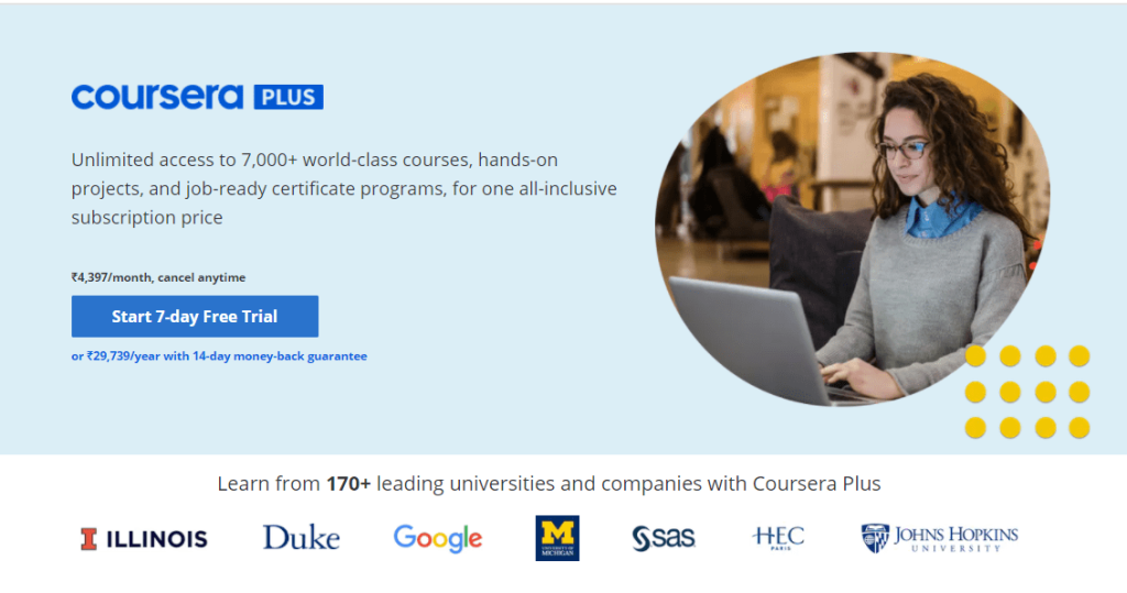 Coursera Plus Free Trial - Overview