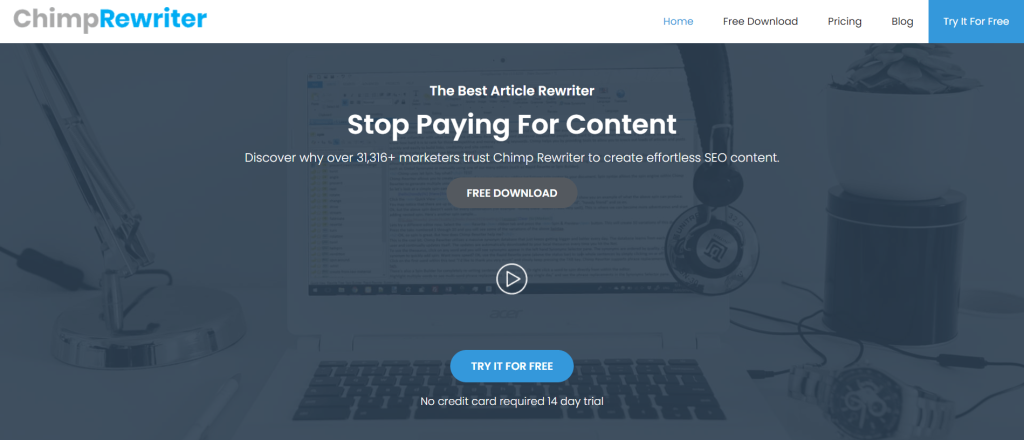 Best Paraphrasing Tools - Chimp Rewriter