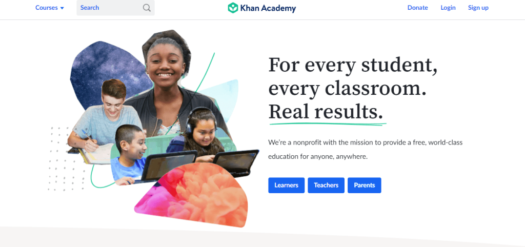  E-Learning startups-Khan Academy