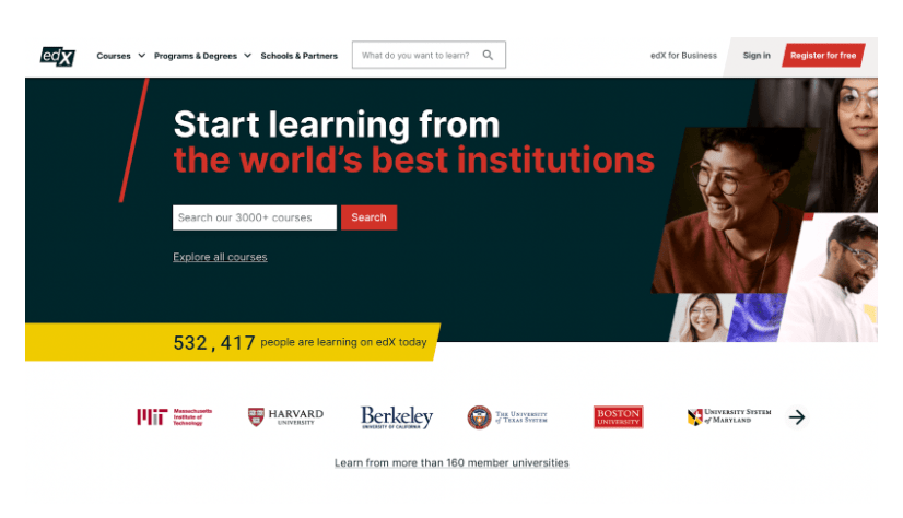 Online Learning Platforms - Edx