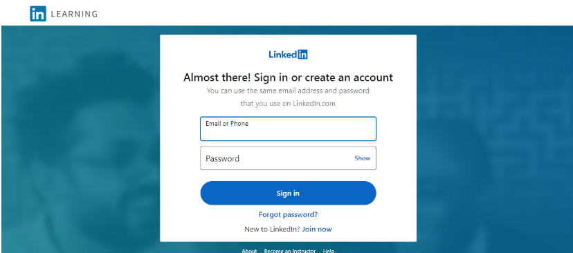 LinkedIn - Create A Account