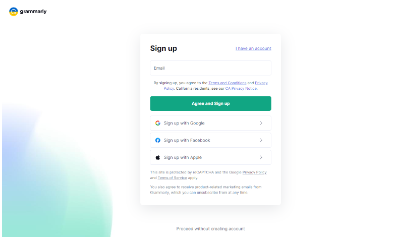 How to Add Grammarly to Gmail - Sign Up