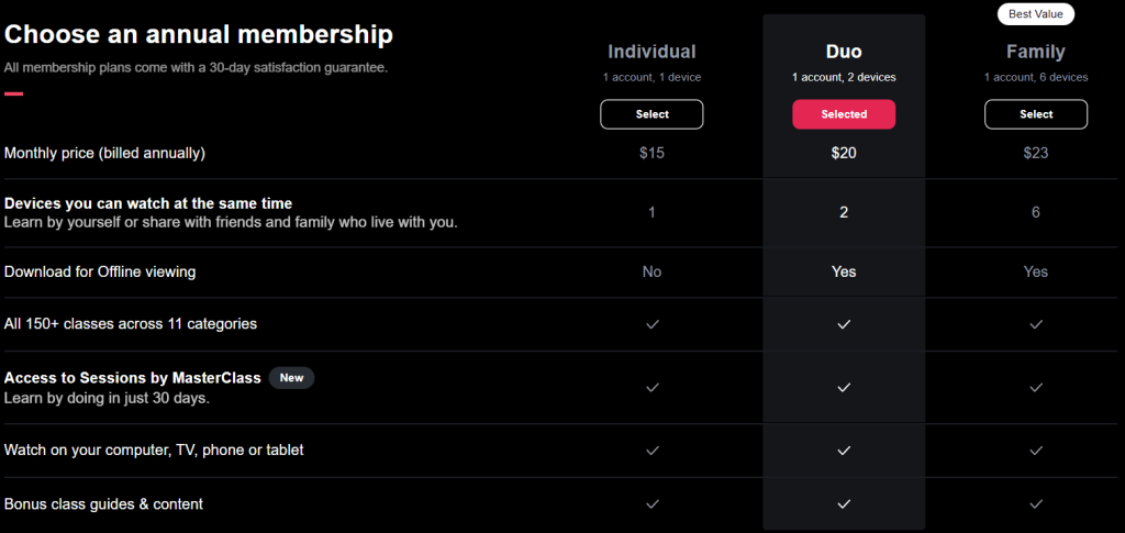 Masterclass-Pricing-Plan