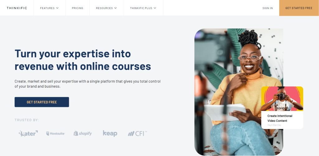 Online Course Platforms- Thinkific Overview