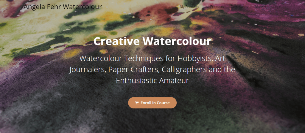 Creative Watercolour Course by Angela Fehr