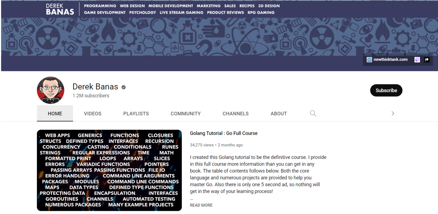 TOP 11 YouTube Channels to Learn Programming (2025)