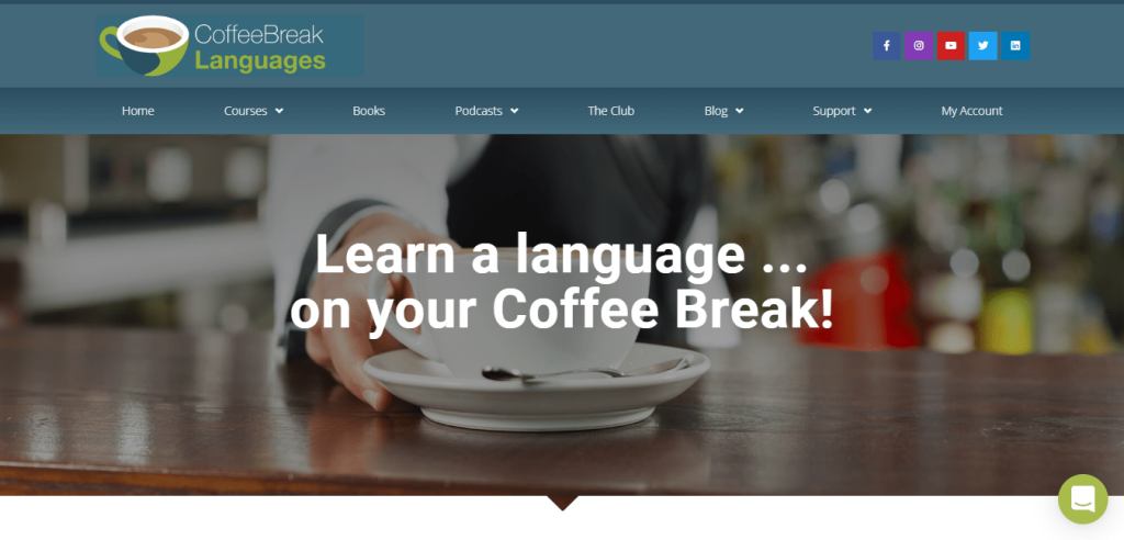 Best Teachable Courses Examples - Language Courses by CoffeeBreak