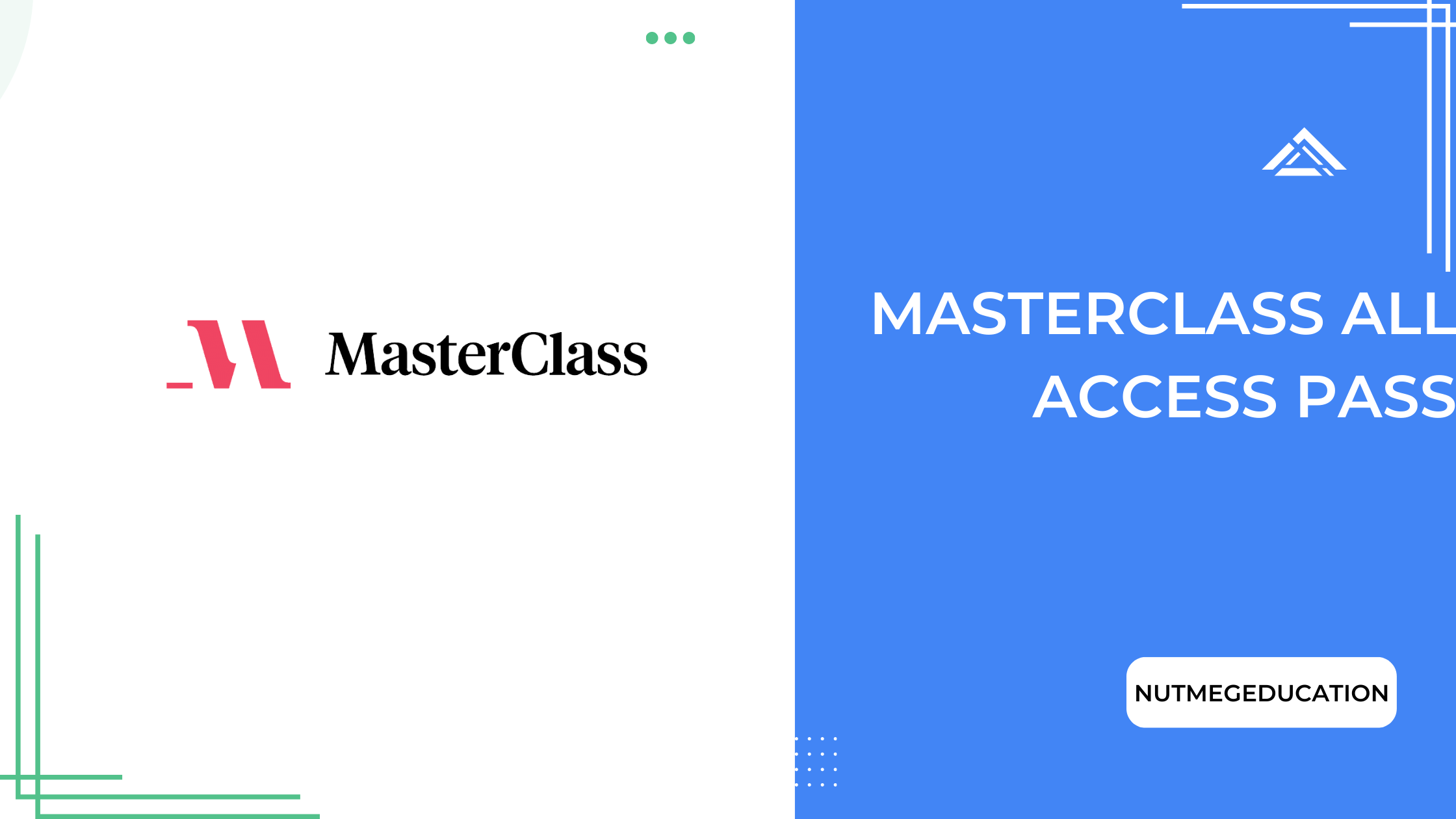 MasterClass All Access Pass - NutMegEducation