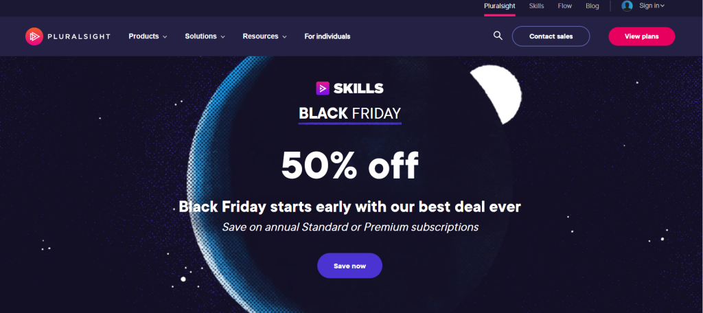 Pluralsight Black Friday Offer