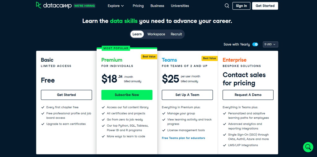 Teachers & Students Get Premium DataCamp Free for Entire Academic Careers