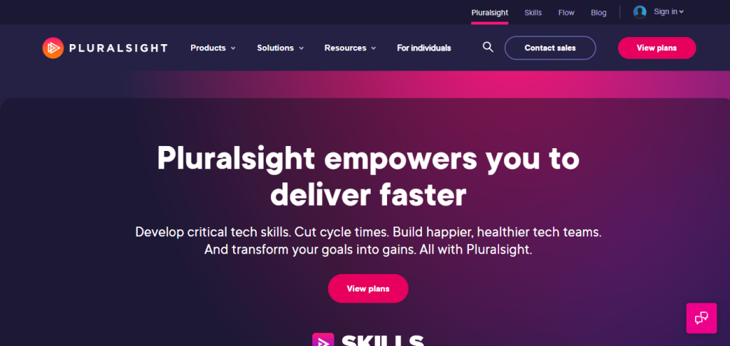Pluralsight official page