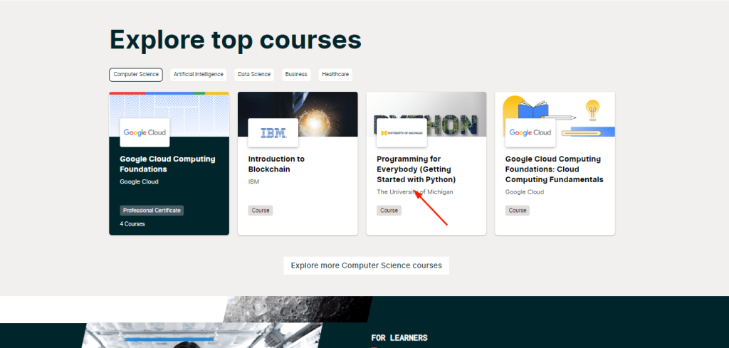 edX - choose your course