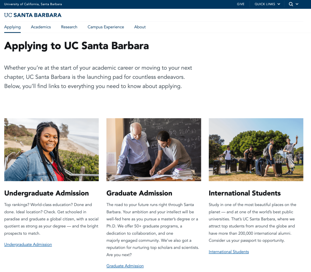 UCSB Acceptance Rate - Overview