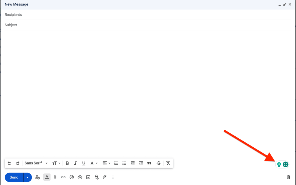 GrammarlyGo for Gmail